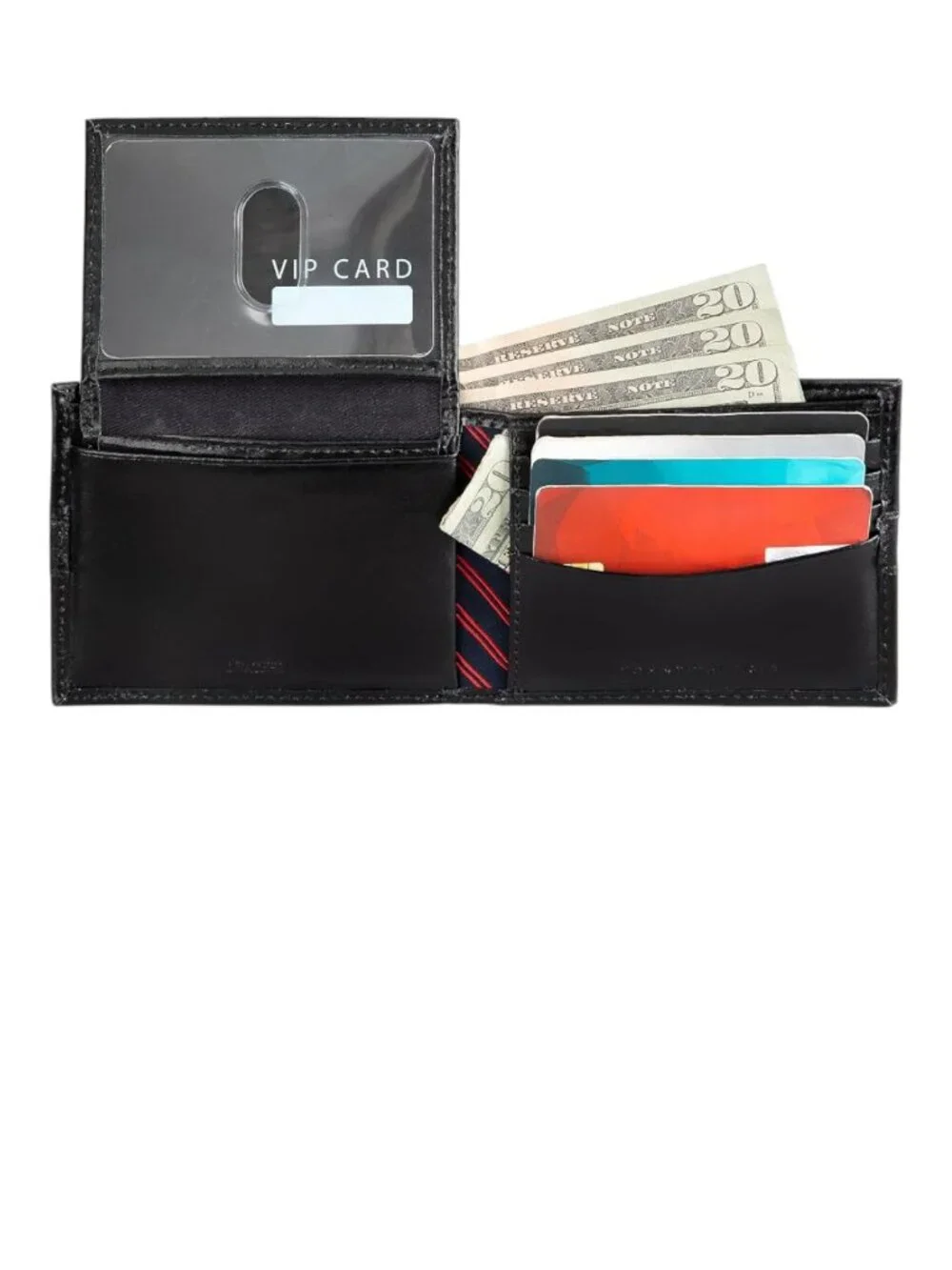 Tommy Hilfiger Men's Premium Leather Wallet Billfold